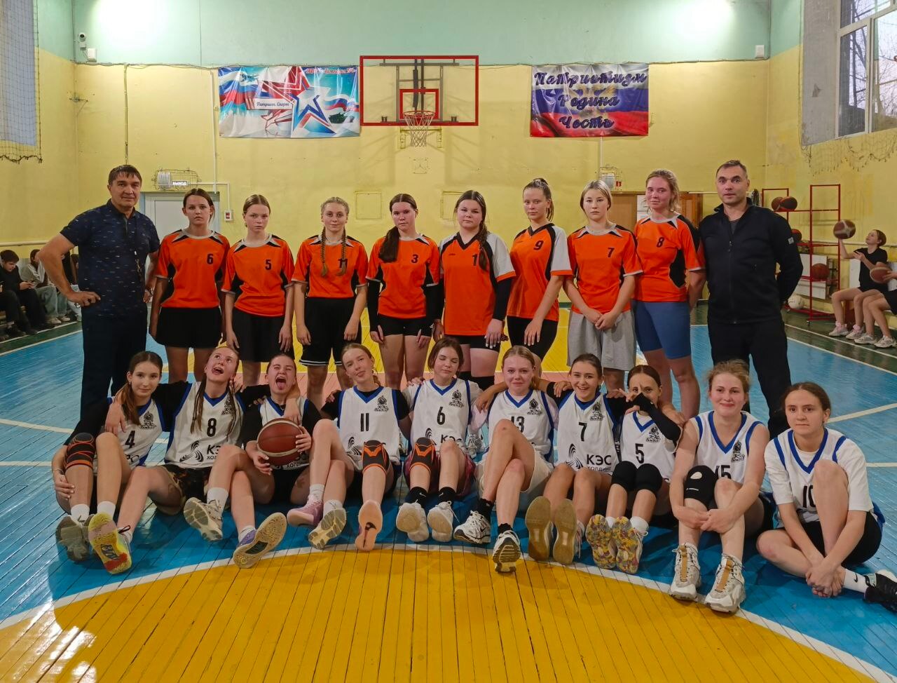 Товарищеский матч по баскетболу в Усолье-Сибирское против Лицея — позади!.