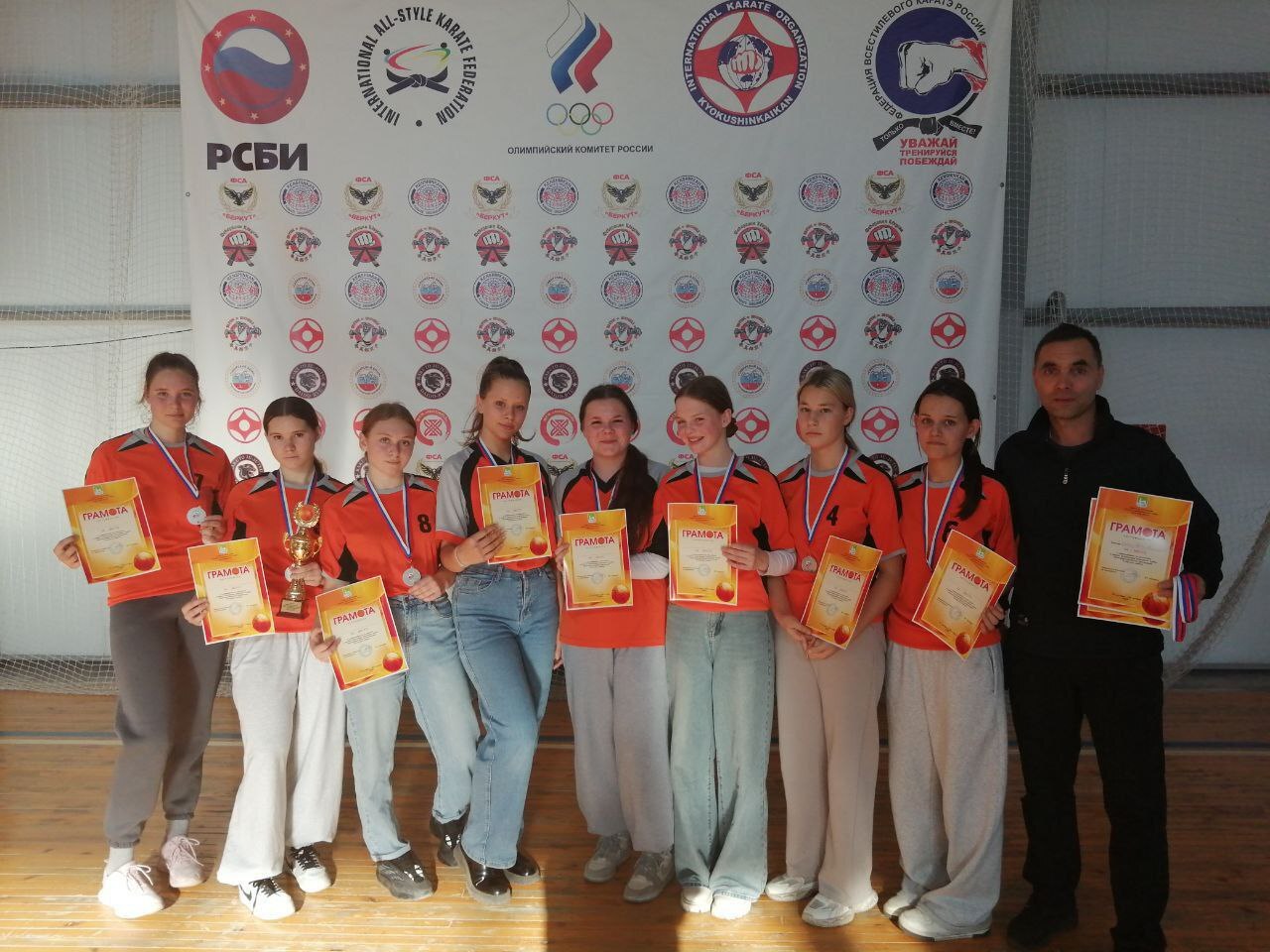 Баскетболистки.